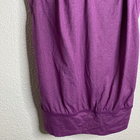 Lululemon-No Limits Purple Built In Shelf Bra Racer Back Active Tank Top- Size 6 - Picture 3 of 7